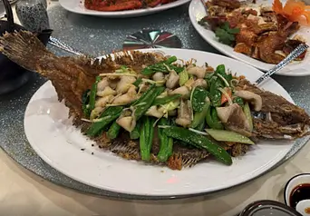 Fried Fish with Vegetables